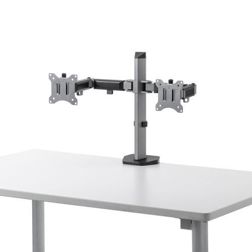 エスコ (ESCO)  EA764AG-21 380mm モニターアーム(水平可動/2面) EA76...