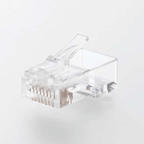 エスコ (ESCO)  EA764BJ-13 LANケーブルコネクター(CAT6対応/100個) E...