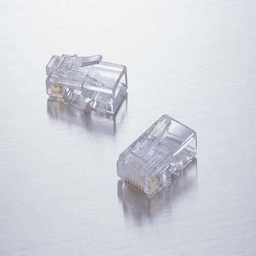 エスコ (ESCO)  EA764BJ-14 LANケーブルコネクター(CAT5E対応/100個) ...