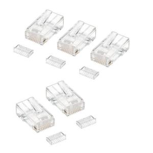 エスコ (ESCO)  LANケーブル用コネクター (CAT5e/単線用/10個) EA764BJ-21｜orangetool
