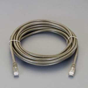 エスコ (ESCO)  [OD色] 10m LANケーブル(cat6/単線) EA764BS-10A｜orangetool