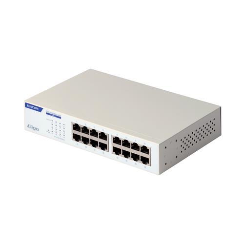 エスコ (ESCO)  EA764BY-16BB 215.5x133x42mm [16ポート]スイッ...