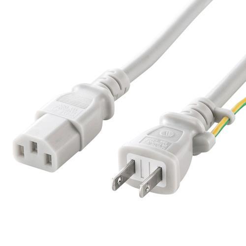 【SALE価格】エスコ (ESCO)  EA764CD-41 125V/15Ax  2m 電源コード...