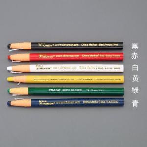 エスコ (ESCO)  EA765MC-61 [現場用] 油性色鉛筆(黒/2本) EA765MC-61｜orangetool