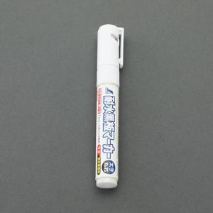エスコ (ESCO)  EA765ML-11 [白/太字] 油性マーカー(耐水黒板用) EA765ML-11｜orangetool