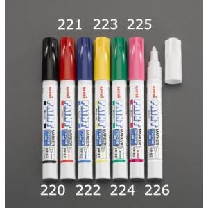 【SALE価格】エスコ (ESCO)  EA765MP-225 [桃/中字]  ペイントマーカー(10本) EA765MP-225｜orangetool