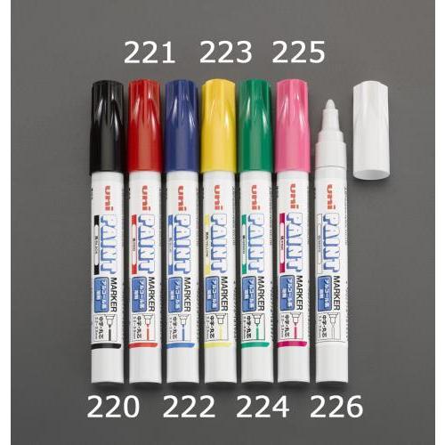 【SALE価格】エスコ (ESCO)  EA765MP-226 [白/中字]  ペイントマーカー(1...