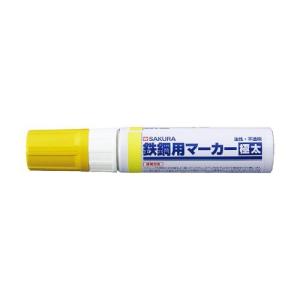 エスコ (ESCO)  EA765MV-821 [黄/極太] 油性ペイントマーカー(鉄鋼用/10本) EA765MV-821｜orangetool