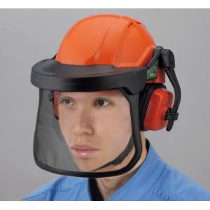 エスコ (ESCO)  EA768HM-1A 防災面(ヘルメット・イヤーマフ付) EA768HM-1A｜orangetool