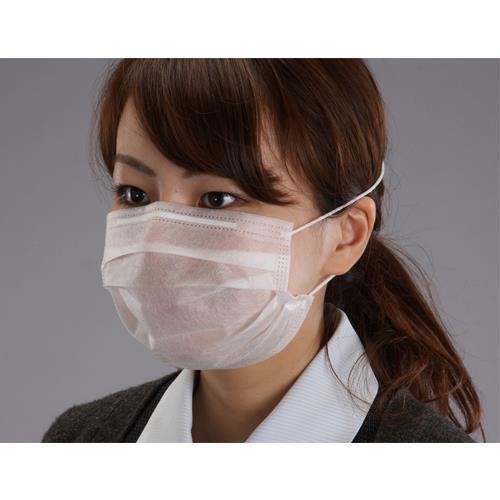 【SALE価格】エスコ (ESCO)  EA800MH-11A マスク(二層使い捨て・オーバーヘッド...