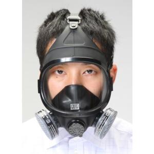 【SALE価格】エスコ (ESCO)  EA800MS-5 吸収缶交換マスク(2缶式) EA800MS-5｜orangetool