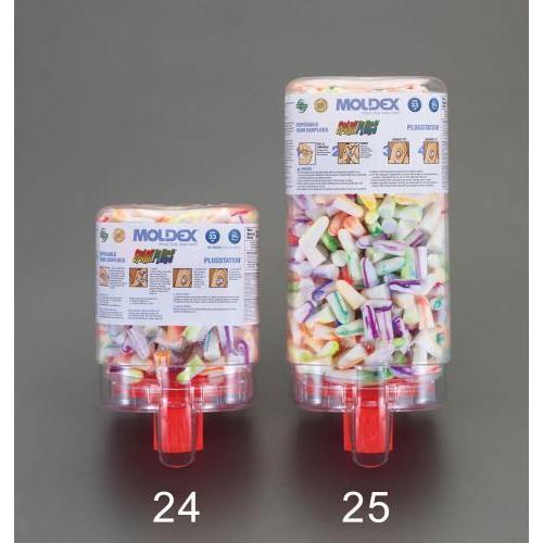 【SALE価格】エスコ (ESCO)  EA800VH-24 耳栓/カラフル(ディスペンサー付/25...