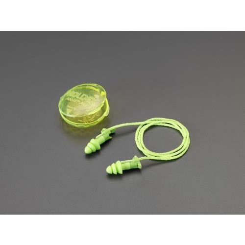 エスコ (ESCO)  EA800VM-29 耳栓(キャップ開閉式) EA800VM-29 (8組セ...