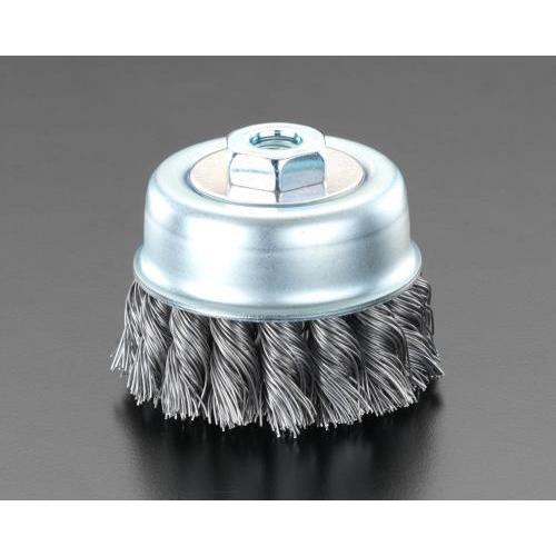 【SALE価格】エスコ (ESCO)  EA809-22 φ75mm/M10x1.5 ワイヤーブラシ...