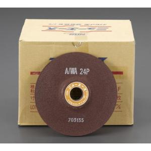 エスコ (ESCO)  EA809YD-224 150x6mm/A/WA24P オフセット型砥石(25枚) EA809YD-224｜orangetool