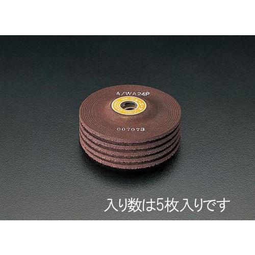 エスコ (ESCO)  EA809YE-136 100x4mm/WA36P オフセット型砥石(5枚)...