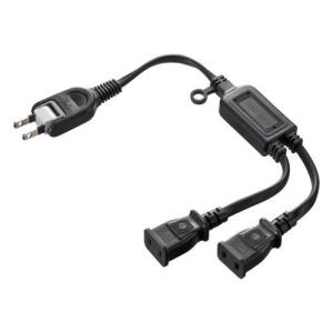 エスコ (ESCO)  EA815GA-86 AC125V/15Ax0.4m 分配コード(2口) EA815GA-86｜orangetool