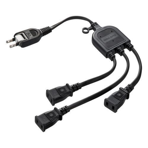 【SALE価格】エスコ (ESCO)  EA815GA-87 AC125V/15Ax0.5m 分配コ...