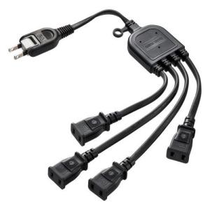 【SALE価格】エスコ (ESCO)  EA815GA-88 AC125V/15Ax0.5m 分配コード(4口) EA815GA-88｜orangetool