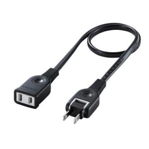 エスコ (ESCO)  EA815GA-93 AC125V/15Ax0.5m 延長コード(スイングプラグ/黒) EA815GA-93｜orangetool