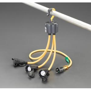 【SALE価格】エスコ (ESCO)  EA815GC-31 AC125V/15A/1.2m 延長コード(3口) EA815GC-31｜orangetool