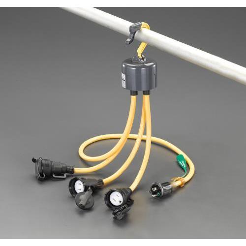 【SALE価格】エスコ (ESCO)  EA815GC-31 AC125V/15A/1.2m 延長コ...