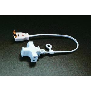 エスコ (ESCO)  EA815GF-1 AC125V/15A/0.4m マルチタップ(コード付) EA815GF-1｜orangetool