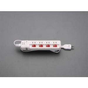 【SALE価格】エスコ (ESCO)  EA815GL-333A AC125V/15Ax 2m タップ(4口・個別スイッチ・雷サージ) EA815GL-333A｜orangetool