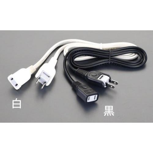 エスコ (ESCO)  EA815GM-13A AC125V/15Ax 2m 延長コード(白) EA...