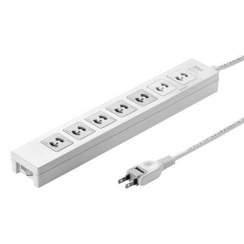 エスコ (ESCO)  EA815GM-300 AC125V/15Ax2m タップ(7口/2P/雷ガ...