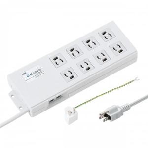 エスコ (ESCO)  EA815GM-341 2m/8口3P タップ(雷ガード/BOX型) EA815GM-341｜orangetool