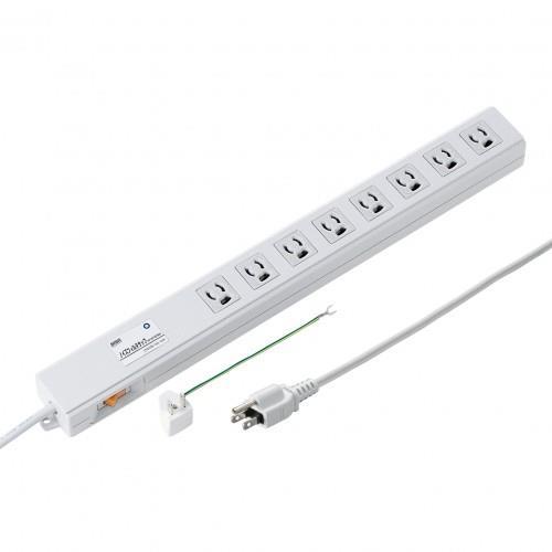 【SALE価格】エスコ (ESCO)  EA815GM-347 2m/8口3P タップ(雷ガード/一...