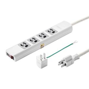 【SALE価格】エスコ (ESCO)  EA815GM-397 5m タップ(4口/3P/一括スイッチ/雷ガード) EA815GM-397｜orangetool