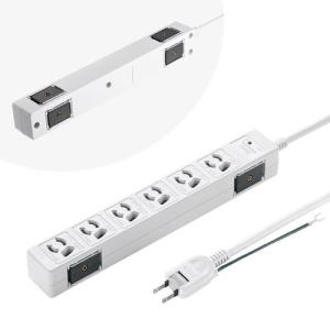 エスコ (ESCO)  EA815GM-408 5m タップ(6口/2P/マグネット付/雷ガード) EA815GM-408｜orangetool