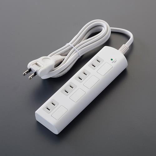 【SALE価格】エスコ (ESCO)  EA815GN-48 AC125V/15Ax2mタップ(4口...