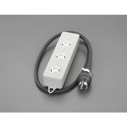 【SALE価格】エスコ (ESCO)  EA815GR-14 AC250V/20Ax1.0m 三相タ...