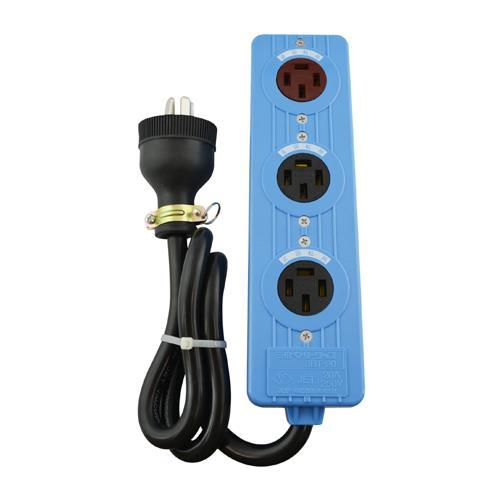 エスコ (ESCO)  EA815GR-22 AC250V/20A 三相タップ(正転2口/逆転1口)...