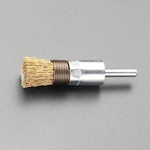 エスコ (ESCO)  EA819BT-5 10mm/6.0mm軸 軸付ブラシ(エンド型 スチール製) EA819BT-5｜orangetool