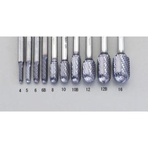エスコ (ESCO)  EA819VB-6 6x19mm/6mm軸 [Coated]超硬バー EA819VB-6｜orangetool