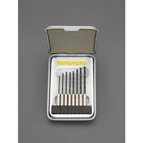 エスコ (ESCO)  2.5-4.2mm/8本組 六角軸ドリル(HSS) EA824BH-100
