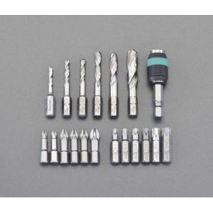【SALE価格】エスコ (ESCO)  EA824BW 18本組 ドリル・ドライバービット(金属用・+・Torx) EA824BW｜orangetool