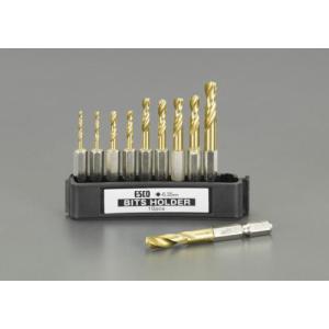 エスコ (ESCO)  EA824DF 2.0-6.0mm/10本組 六角軸ドリル(HSS) EA824DF｜orangetool