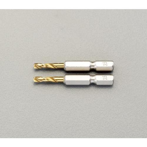 エスコ (ESCO)  EA824DF-3.2 3.2x 51mm ドリルビット(1/4&quot;六角軸・2...