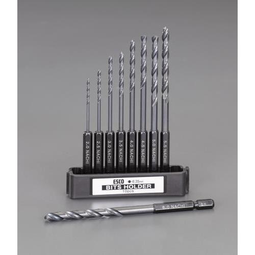 【SALE価格】エスコ (ESCO)  EA824NP-100 2.0-6.0mm 9本組六角軸ステ...