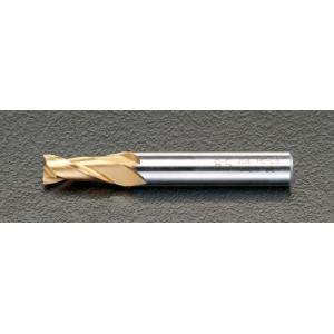 【SALE価格】エスコ (ESCO)  EA824RA-11.0 11.0x 80mm エンドミル(TiN coat・Co-HSS/2枚刃) EA824RA-11.0｜orangetool