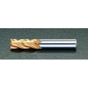 エスコ (ESCO)  EA824RB-10.0 10.0x 75mm エンドミル(TiN coat・Co-HSS/4枚刃) EA824RB-10.0｜orangetool