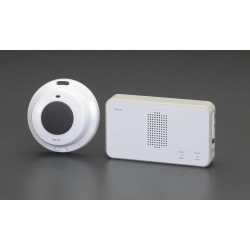 エスコ (ESCO)  EA864BB-82 ワイヤレスチャイムセット(防水押ボタン) EA864B...