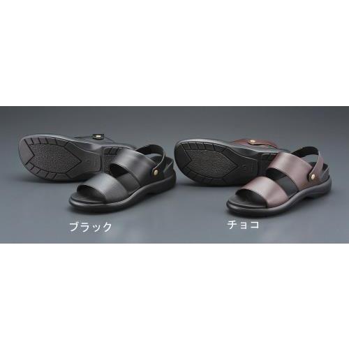 エスコ (ESCO)  EA910SW-12 [LL] 2WAYサンダル(黒) EA910SW-12