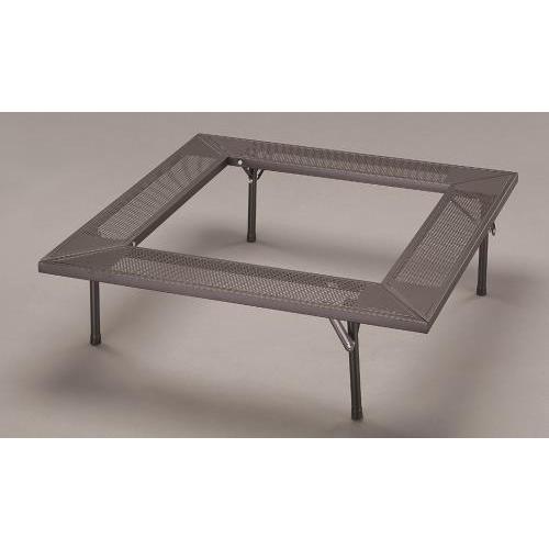 エスコ (ESCO)  EA913LD-10C 925x925x275mm グリル用囲炉裏テーブル ...
