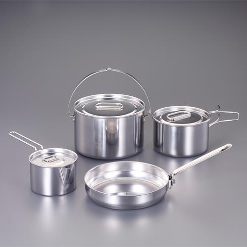 エスコ (ESCO)  EA913VH-11 [4点組] 鍋・ケトル・フライパンセット EA913V...